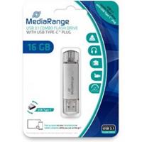 MediaRange Kombo-Speicherstick 16 GB, USB-Stick