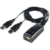 LINDY 2 Port USB KM Switch 2 Port Tastatur-/Maus-Umschalter