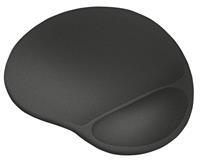 Trust BigFoot XL Mouse Pad with gel pad Desktop accessoire Zwart