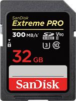 SanDisk Extreme Pro - Flash-Speicherkarte - 32 GB - SDHC UHS-II
