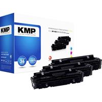 KMP H-T242XCMY Toner Combipack vervangt HP HP 410X (CF411X, CF413X, CF412X) Cyaan, Magenta, Geel 5000 bladzijden Compatibel Toner multipack