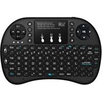 Rii i8+ Bluetooth QWERTY Zwart toetsenbord