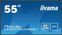iiyama ProLite LH5570UHB-B1 - LED-Monitor - 55" VA - 3840 x 2160 4K - 60 Hz - 8 ms - 700 cd/m²