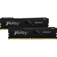 KINGSTON FURY Beast - Geheugen - DDR4 - pakket - 32 GB: 2 x 16 GB -