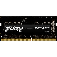 kingston FURY Impact - DDR4 - module - 8 GB - SO DIMM 260-PIN - 3200 MHz PC4-25600 - CL20