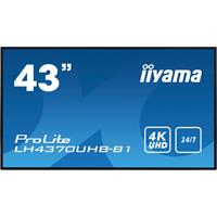 Iiyama Ultra Slim Line LH4370UHB-B1 Signage Display 108 cm (42,5 Zoll)