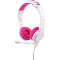 Onanoff BuddyPhones On Ear headset Kinderen Kabel Pink Volumebegrenzing, Vouwbaar, Headset, Bestand tegen zweet