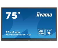 Iiyama ProLite TE7502MIS-B1AG Interkativ LCD Touchscreen-Display 189,3cm (75) 4K UHD mit integrierter Software