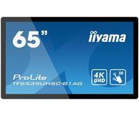 Iiyama ProLite TF6539UHSC-B1AG Signage Touch Display 165 cm(65 Zoll)4K-UHD, IPS-Panel, 500cd/m², 24/7, LAN