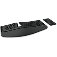 Microsoft PC-Tastatur Sculpt Ergonomic Keyboard for Business 5KV-00004, kabellos (USB-Funk), ergonomisch, geteilt, Sondertasten, schwarz