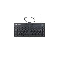 KINESIS PC-Tastatur Freestyle 2 RGOKB800PB-DE, mit Kabel (USB), ergonomisch, geteilt, leise, Sondertasten, schwarz