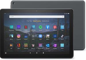 Amazon Fire HD 10 Plus Tablet (2021) 25,6cm (10,1) Full-HD Display, 64 GB Speicher, Schwarz, mit Werbung