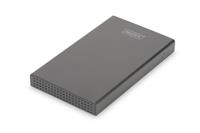 DIGITUS 2,5,  SATA III Festplatten-Gehäuse, USB 3.0, schwarz