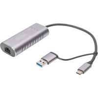 Digitus DN-3028 Netwerkadapter 2.5 Gbit/s USB, USB 3.0, USB 3.1 Gen 1, USB 3.2 Gen 1, USB 3.2 Gen 1 (USB 3.0), USB-A
