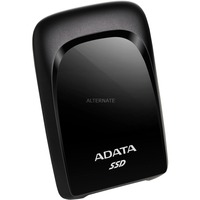 A-DATA SC680. SSD capaciteit: 960 GB. USB-connector: USB Type-C, USB-versie: 3.2 Gen 2 (3.1 Gen 2). Leessnelheid: 530 MB/s, Schrijfsnelheid: 460 MB/s. Kleur van het product: Zwart