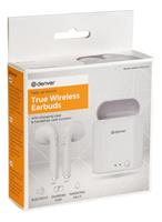 Denver TWE-46 Bluetooth, True Wireless HiFi Ear Free koptelefoon Wit