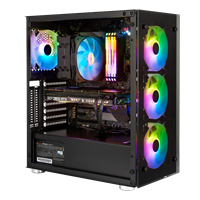 GAMING PC AMD Ryzen 5 5600X 6x 3.70 GHz | 16GB DDR4 | RTX 3060 Ti 8GB | 480GB SSD + 1TB HDD | Windows 10 Home