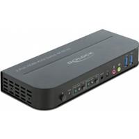 DeLock 11481 KVM-switch Zwart