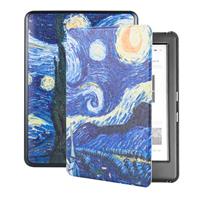Lunso sleepcover hoes - Kobo Glo / Glo HD / Touch 2.0 (6 inch) - Van Gogh De Sterrennacht