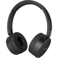 Thomson WHP6011BT On Ear koptelefoon Bluetooth, Kabel Zwart Headset, Volumeregeling