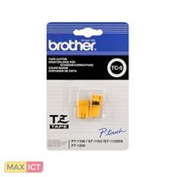 Brother TZE Tape cutter. Kleur van het product: Geel