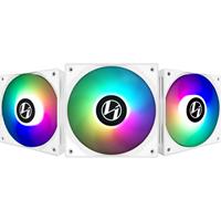 Lian-Li ST120 Addressable RGB 120mm White Fan with Controller - Triple Pack