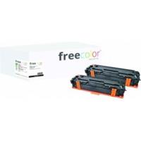 Freecolor Toner HP 128A black CE320AD Doppelpack kompatibel (1525K-2-FRC)
