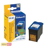 Pelikan H41. Inkjet Cartridge Type: Normaal rendement, Colour ink type: Inkt op pigmentbasis, Aantal per verpakking: 3 stuk(s)