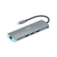 i-Tec Thunderbolt 3 / USB-C 4K HDMI LAN Nano Docking Station grau