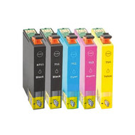 Epson Huismerk  T0715 Inktcartridges Multipack (2x zwart + 3 kleuren)