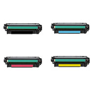HP Huismerk  650A (CE270A-CE273A) Toners Multipack (zwart + 3 kleuren)