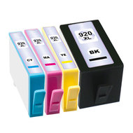 HP Huismerk  920XL Inktcartridges Multipack (zwart + 3 kleuren)