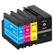 HP Huismerk  932XL/933XL Inktcartridges Multipack (zwart + 3 kleuren)