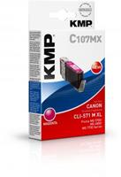 KMP Tintenpatrone  C107MX, kompatibel für CLI571M XL, magenta
