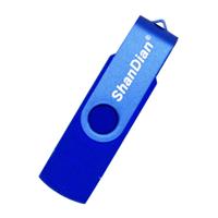 ShanDian High Speed Flash Drive 16GB - USB en USB-C Stick Geheugen Kaart - Blauw