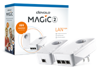 devolo Magic 2 LAN triple Starter Kit BE Powerline Starter Kit 2.4 GBit/s