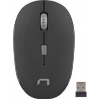 Natec Martin - mouse - 2.4 GHz - grey black - Maus (Schwarz)