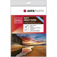 Agfa Photo Premium Matt Coated 130 g A 4 50 Blatt Druckerpapier-Inkjet Blattware - 