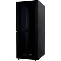 Intellinet Network Cabinet, Free Standing (Premium), 22U, Usable Depth 129 to 629mm/Width 503mm, Black, Assembled, Max 2000kg, Server Rack, IP20 rated, 19", Aluminium, Multi-Point Door Lock, Split