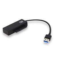 ACT AC1515 SATA HDD SSD naar USB 3.2 Gen1 Adapterkabel - 2.5" - 3.5" - Zwart