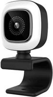Hyrican » ST-CAM554 UHD Webcam 3840x2160 Pixel mit Ringlicht 12MP« Webcam (4K Ultra HD)