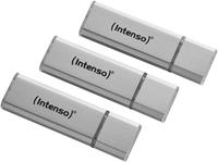 Intenso »Alu Line 32GB USB-Stick, 3-er Set« USB-Stick (USB 2.0, Lesegeschwindigkeit 28 MB/s)