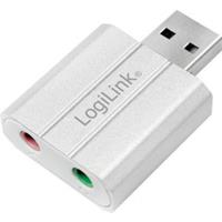LogiLink USB 2.0 Audioadapter, silber
