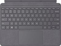 Microsoft Surface Go Type Cover - keyboard - with trackpad accelerometer - German - platinum - Toetsenbord - Duits - Grijs