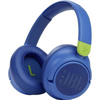 JBL Harman JR 460NC Bluetooth, Kabel Kinder Over Ear koptelefoon Blauw