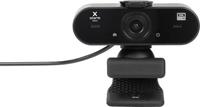 Xtorm Worx Quad-HD 2K Webcam and Tripod - Zwart