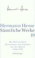 Hermann Hesse Sämtliche Werke.