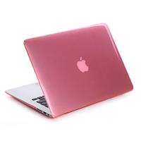 Lunso hardcase hoes - MacBook 12 inch - Glanzend Lichtroze