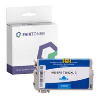 FairToner Kompatibel für Epson C13T35824010 / 35 Druckerpatrone Cyan