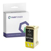 FairToner Kompatibel für Epson C13T04014010 / T040 Druckerpatrone Schwarz